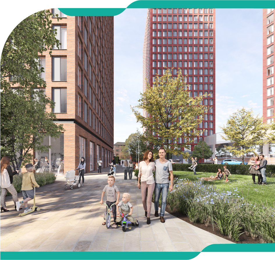 local-benefits CGI of the new open space